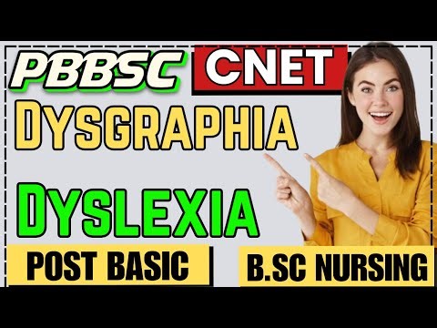 Dyslexia & Dysgraphia Explained | Learning Disorders in Children | Nursing & Psychology Terminology