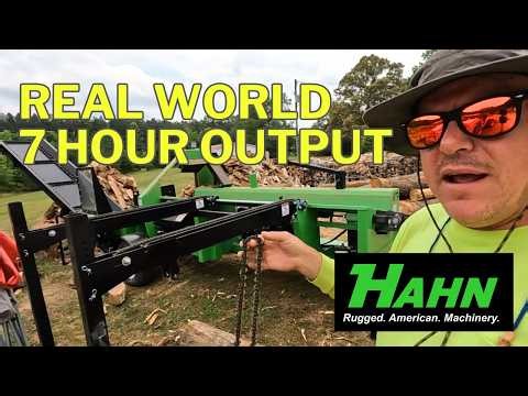 The First 7 Hours On My New Firewood Processor