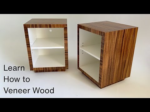 Build Modern End Tables with Wood Veneer | Step-by-Step Woodworking Project