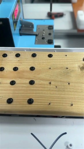 Electromagnetic automatic screwdriver, assembled and tested.