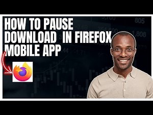 How to pause downloads on Firefox mobile