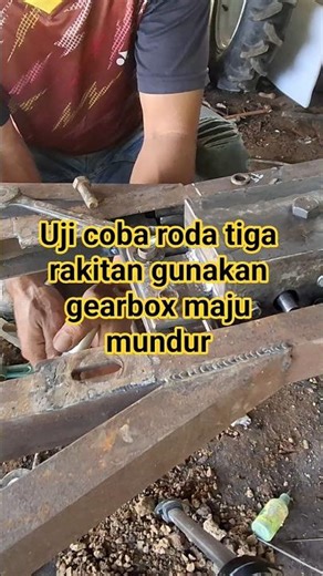 Kuat Gag sih gearbox Rakitan ini.? #gearbox #rodatiga #truck #diy #homemade #tips #gerobak #gokart