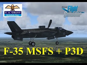 Lockheed Martin F-35 in MSFS 2020 and P3D V5.3