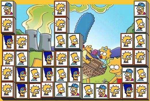 Tiles of the Simpsons - kostenlos online spielen 🕹️