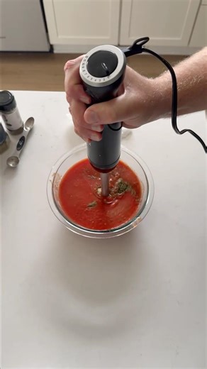 Bonsenkitchen Hand Blender Review | Making Marinara Sauce (Immersion Blender)