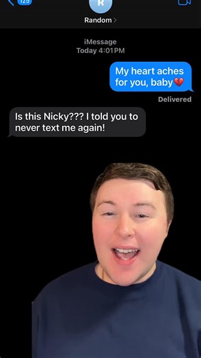 Daniel Fratello on Instagram: "Texting Random Numbers!📱😂: MY HEART ACHES FOR YOU!!!😩💔 #comedy #prank #text #viral @nothing"