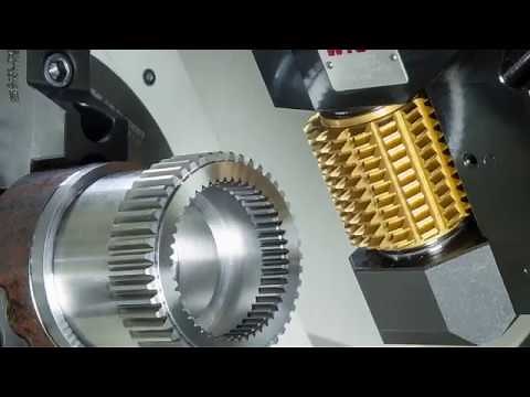 Abwälzfräseinheit für Drehzentren/Gear Hobbing Unit for Turning Centers