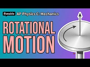 AP Physics C: Mechanics CRAM – Rotation & Angular Momentum