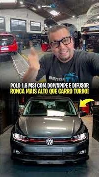 POLO 1.6 MSI WITH DOWNPIPE AND DIFFUSER ROARS LOUDER THAN A TURBO CAR! #polomsi #naturallyaspirat...