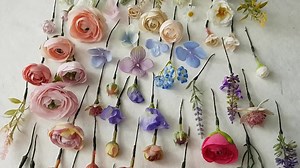 Pretty Little Flower Hair Pins Wires Wedding Prom Bridesmaids Bride Small Accessories Pink Purple Blue White Blush Artificial Tiny Floral - Etsy UK