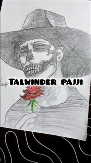 how to make talwinder pajji drawing step by step #shorts #talwiinder #animedrawing