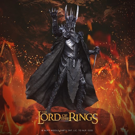 4K views · 255 reactions | It’s time to reforge the Dark Lord's power  Dive into the heart of Mount Doom with our stunning Sauron Miniature Statue. Witness the Dark Lord himself as he forges The One Ring, ready to conquer Middle-earth. Let the power of Sauron's craftmanship adorn your collection with pre-orders available now. https://www.wetanz.com/sauron-mini-statue | Wētā Workshop | Facebook