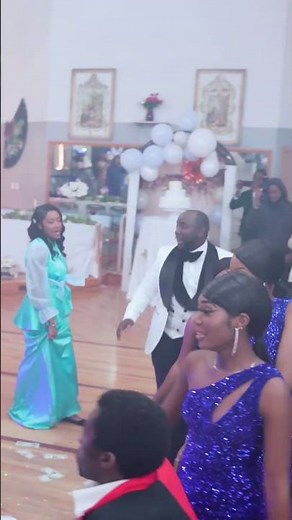 Epic Wedding Dance! Bride & Groom Party with Flags & Guests! #shorts