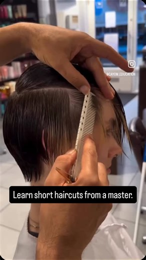 HairXacademy on Instagram: "Short haircuts can feel like a nightmare for many hairdressers. They’re not as hard as you think. I run a 3-month fast-track course so you can master short haircuts: • Short messy • Short classic • Short graduation • Pixie • Short layers DM me for details. #hair #haircourses #dubai #uae❤️ #uae"