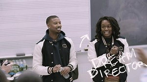 32K views · 189 reactions | Actor, producer and now honorary Dream Director…See what happens when Michael B. Jordan makes a surprise return to his hometown of Newark, New Jersey and partners with one of The Future Project’s Dream Directors to inspire students to follow their passions and Dream It Real. | Coach | Facebook
