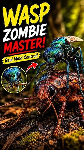 Nobody Told You This Wasp Turns Cockroaches Into Zombies 🪳