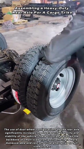Assembling a Heavy Duty Rear Axle For A Cargo Trike