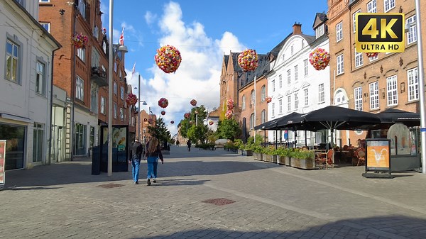 Viborg, Denmark – Walking Tour 4K