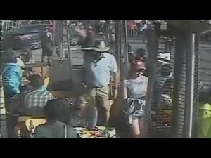 Terrifying hit-and-run footage in California as driver ploughs into crowd