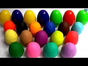 Learn Colors with Many Play Doh and Surprise Eggs | Hello Kitty My Little Pony Toys