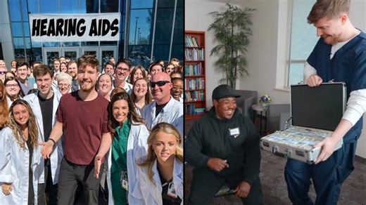 Deaf people criticise MrBeast after he helps 1,000 people hear for first time