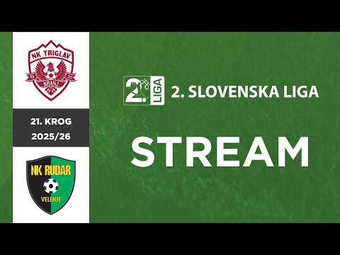 Triglav Kranj - Rudar Velenje | 21. krog #2SNL 2025/26 | STREAM