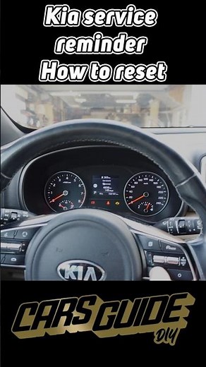 Kia service reminder - How to reset #automobile #kia #diy