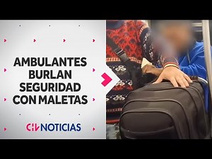 Con maletas de viaje, AMBULANTES burlan la nueva medida del Metro que prohíbe ingreso de "bultos"