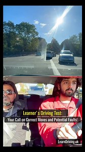 4.4K views · 14 reactions | 樂 Learner's Driving Test: Your Call on Correct Moves and Potential Faults! What's Your Verdict? #DrivingTestAnalysis #LearnerDriver #ViewerDecision #DrivingSkills #TestEvaluation #RoadSafety #DrivingInsights #YourJudgment #DrivingExam #RoadToLicense  | LearnDriving.uk | Facebook