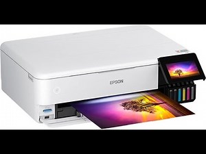 Epson EcoTank Photo ET‑8550 Review – Wireless Wide‑Format Supertank Printer Touchscreen