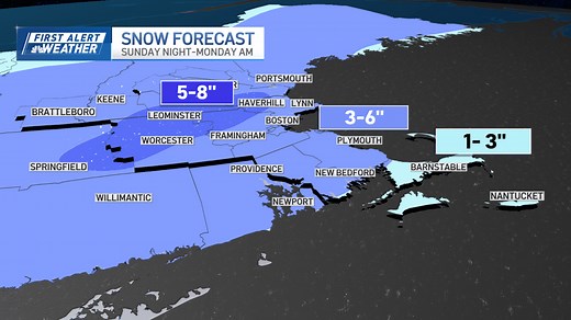 Latest Boston forecast: Rain before snow — track live radar