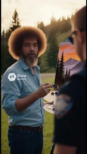 Bob Ross gets arrested