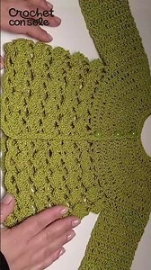 Crocheted Sack with Round Yoke 🧶