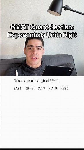 How to solve Exponential Units Digit problems for the GMAT exam Quant section