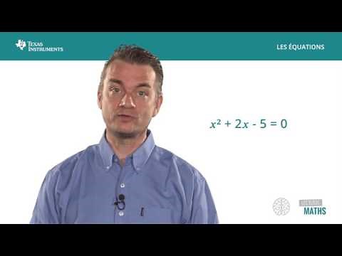 Résoudre des équations avec la TI-83 Premium CE