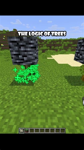 logic of trees #minecraft #shorts