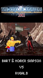 491K views · 10K reactions | BART & HOMER SIMPSON VS RUGAL.B ! #Rugal #homersimpsons #bartsimpsons #bart #thekingoffighters #KOF2002 | Flash Back Games | Facebook