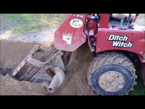 Trenching in New Water Line