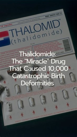 Factually Interesting | Thalidomide: The "Miracle" Drug That Caused 10,000 Catastrophic Birth Deformities The story of Thalidomide is one of history's greatest... | Instagram