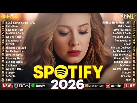 Bruno Mars, Adele, Maroon 5, Rihanna,The Weeknd, Ed Sheeran, Sia 🔥 Billboard Top 50 This Week