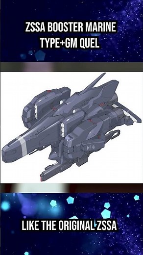 Zssa Booster Marine Type+GM Quel #gundam #aoz #titansremnants #marszeon