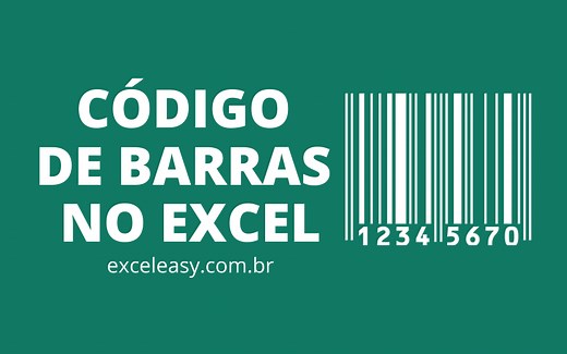 Como Criar Código de Barras no Excel - Excel Easy