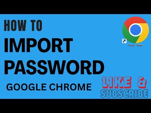 How To Import Password In Google Chrome #chrome #chromeupdate #chromebook