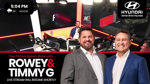 WATCH LIVE: Sports Show with Rowey & Timmy G | FIVEAA