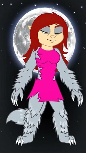 Kyla Johnkyle Gets Werewoman Transformation (AI)