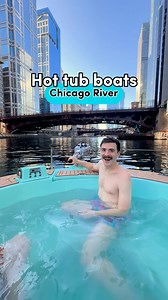1.4M views · 8K reactions | Hot tub boats are back! 朗 Cruise along the Riverwalk in an open-air hot tub boat from Chicago Electric Boat Company this winter.  Boats fit up to 6 people (age 13 minimum) and are BYOB! Tip: If hot tubs aren’t your thing, the company also offers heated Duffy boats. | Choose Chicago | Facebook
