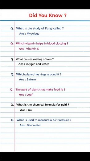 What is the chemical formula of gold? General knowledge #gkquestion #knowledge #gkquiz #staticgk #gk