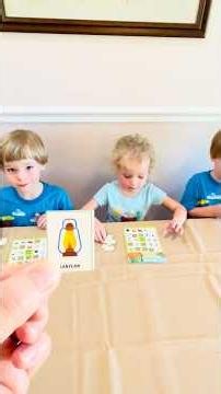 🏕️ Camping Bingo! Learn Camping Words & Outdoor Vocabulary Game for Kids & Toddlers #kidshorts