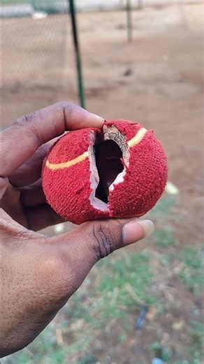 broken tennis balls
