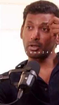 Vishal Podcast - In the movie Magudam, our Vishal plays 3 roles: father and 2 children.🔥